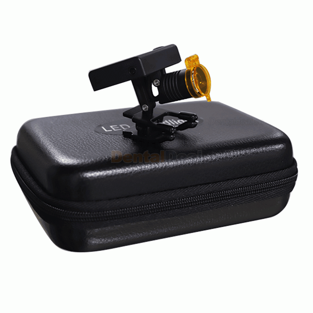 3W Wireless Dental LED HeadLight with Optical Filter for Surgical Loupes